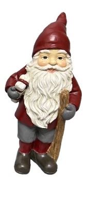 Tomte med paket - 14cm - Ord.Pris 99:-