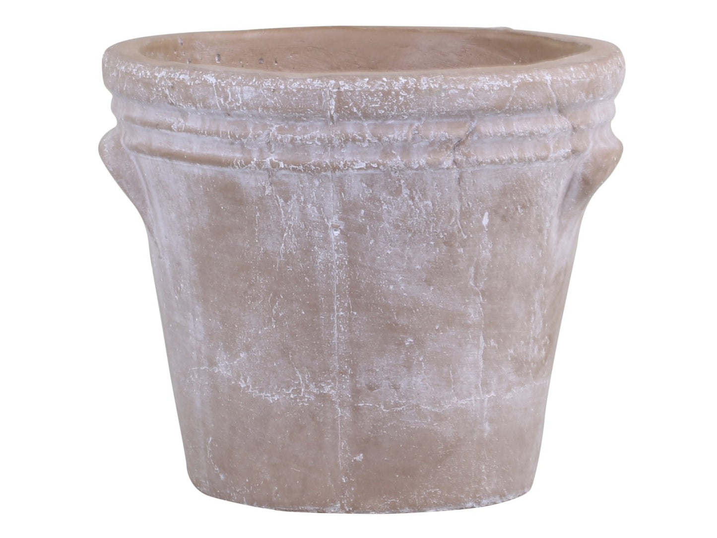 Potte "Claude" 16,5cm - Cement - Natur