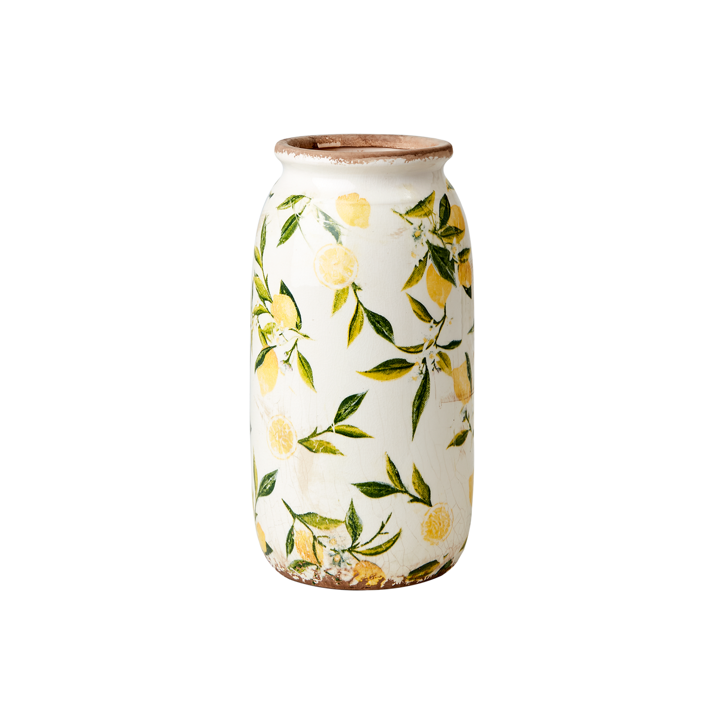 LEMONA Vas S, Vit/grön/gul