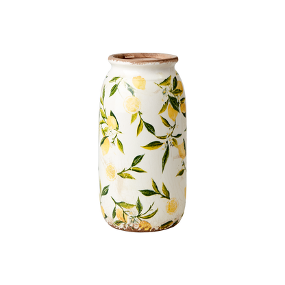 LEMONA Vas S, Vit/grön/gul