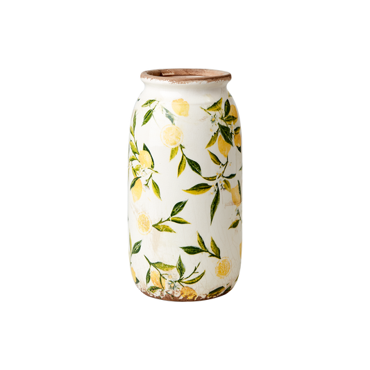 LEMONA Vas S, Vit/grön/gul