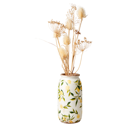 LEMONA Vas S, Vit/grön/gul