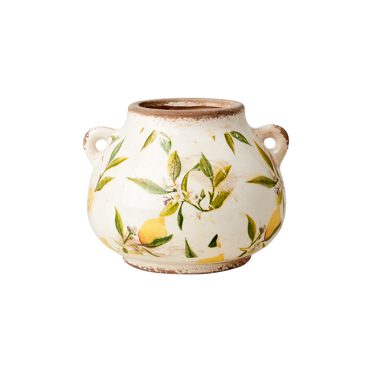 LEMONA Urna, Vit/grön/gul