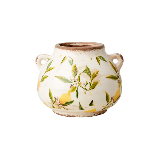 LEMONA Urna, Vit/grön/gul