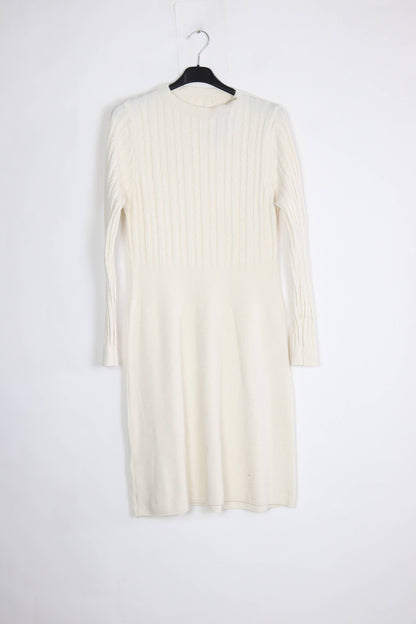 Kashmir tröjklänning : Ecru