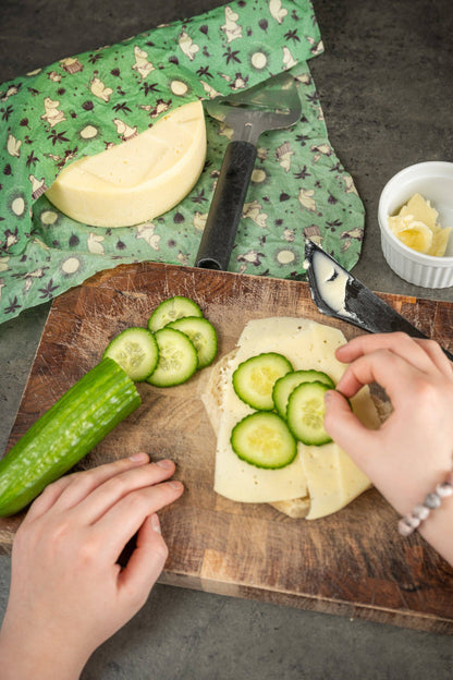 Bivaxduk Moomin Grön - Tre-pack - Tillverkad i Sverige
