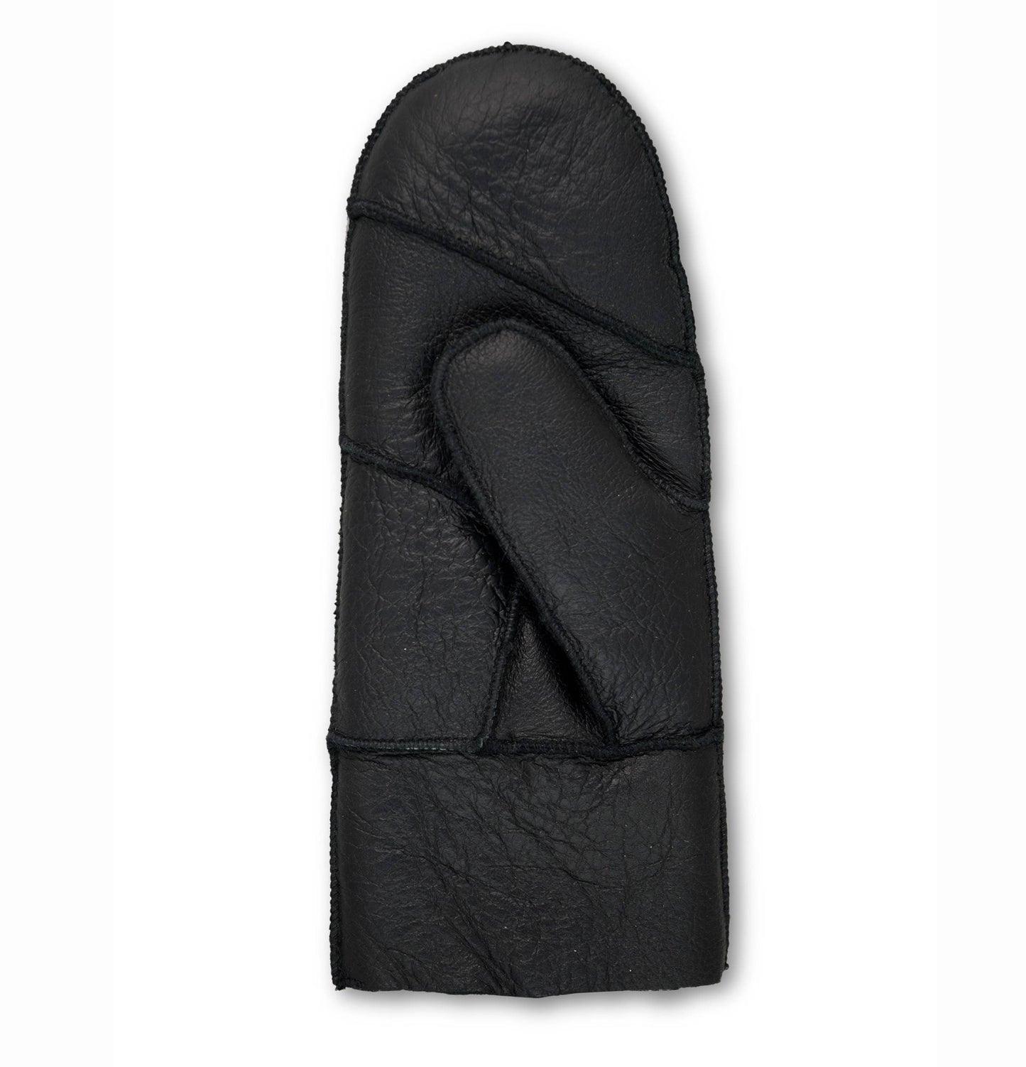 Hetta Lädervante för kvinnor, varmt foder: Svart / M