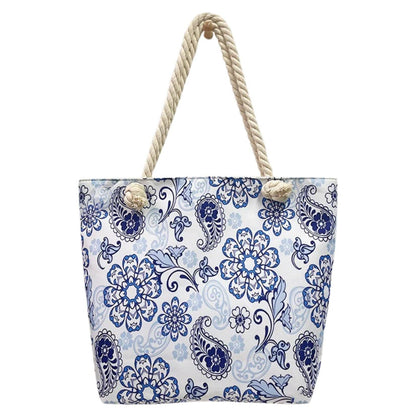 Väska med paisleymönster: Blå