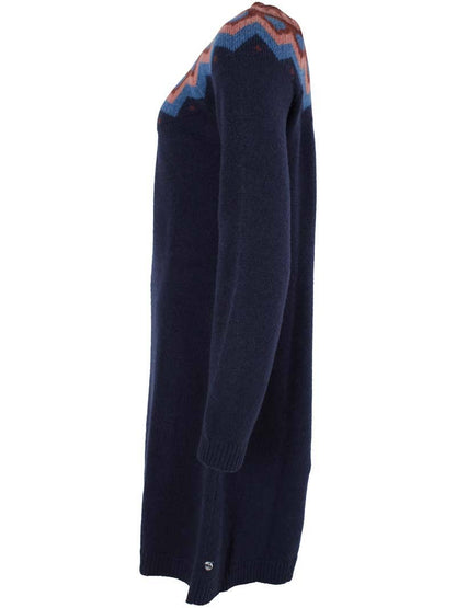 Danesukkertop Ulltröja Klänning Dk Marinblå - Öko-Tex