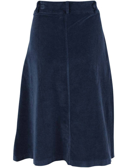 Danesweetie Cord Stretch Kjol Mörk Marinblå