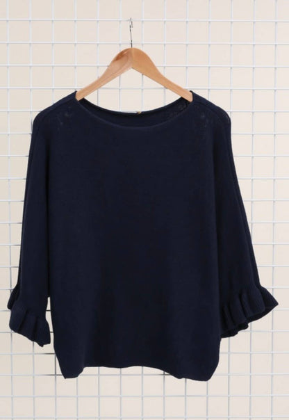 Kashmir Tröja för dam: Marin