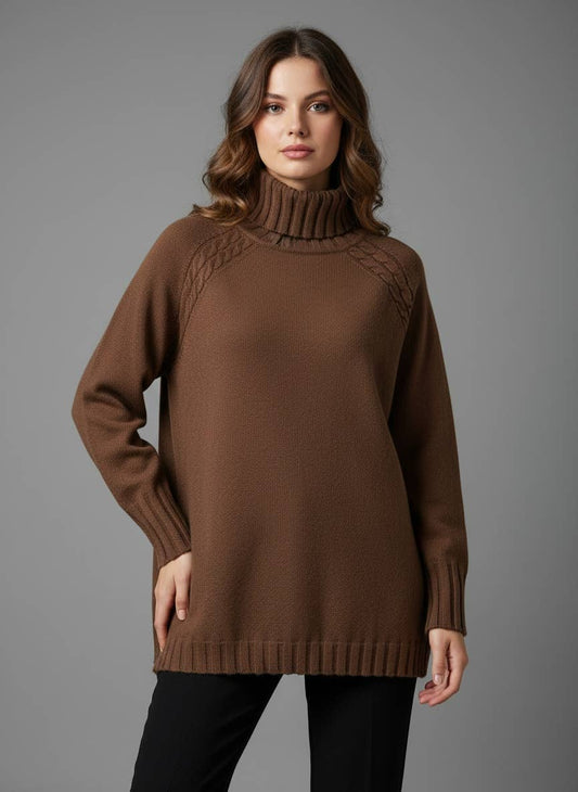 Klassisk stickad polotröja