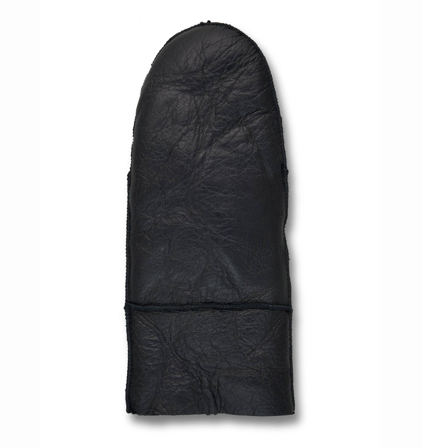 Hetta Lädervante för kvinnor, varmt foder: Svart / M