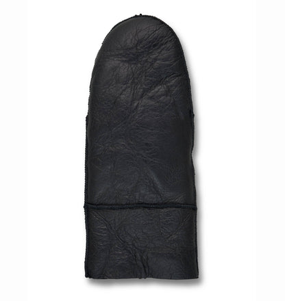 Hetta Lädervante för kvinnor, varmt foder: Svart / M