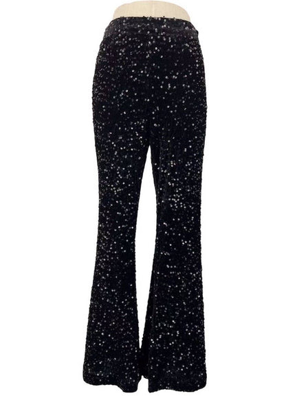 Paillettbyxor – Svart & Festliga