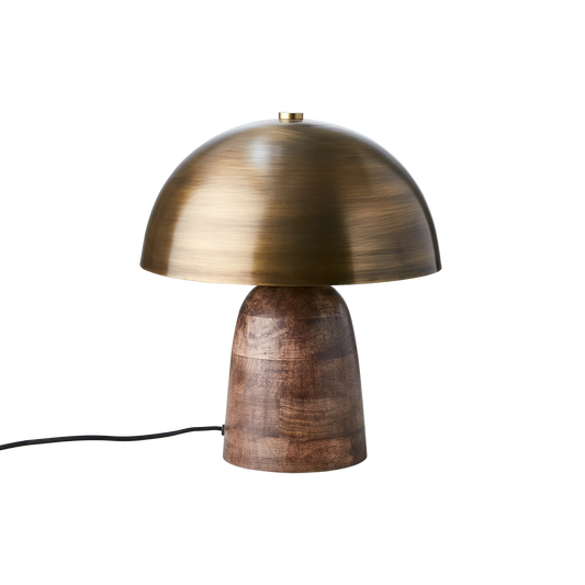 Bordslampa  Fungi - LIMITED EDITION - Järn - Mässingsfärgad/brun - H 38cm