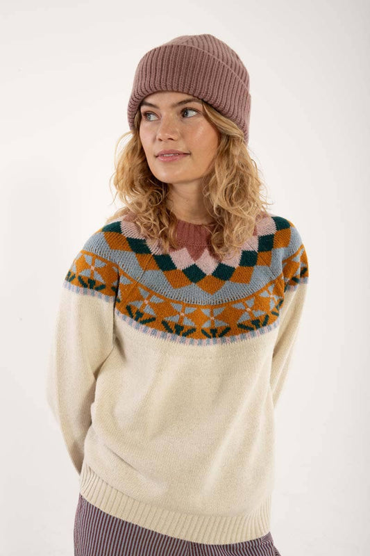 Daneglamping Ulltröja - Ljusbeige - OEKO-TEX