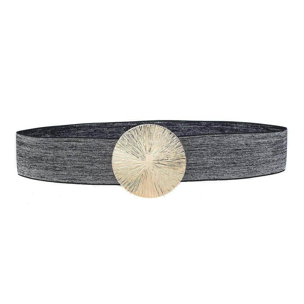 Trendigt stretchbälte - Wenona: Marin - One size med flexibel passform