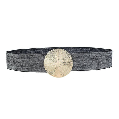 Trendigt stretchbälte - Wenona: Marin - One size med flexibel passform