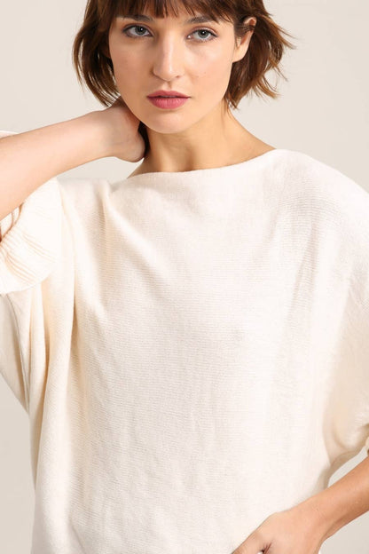 Kashmir Tröja för dam: Offwhite