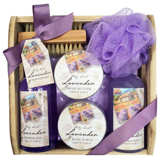 Presentset Badbricka - Lavendel