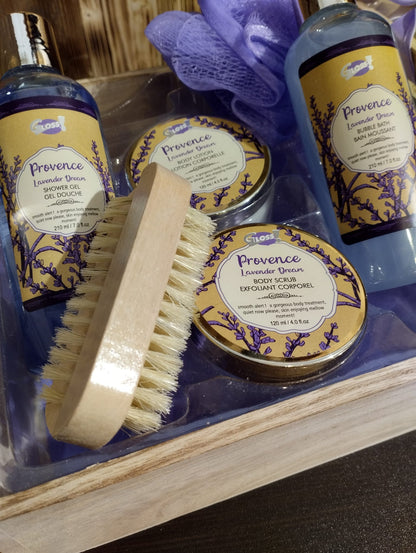 Presentset Badbricka - Lavendel