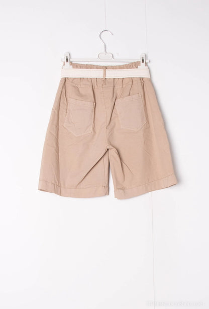 Bermuda byxor med elastisk midja - Beige - Ord.Pris 999:-