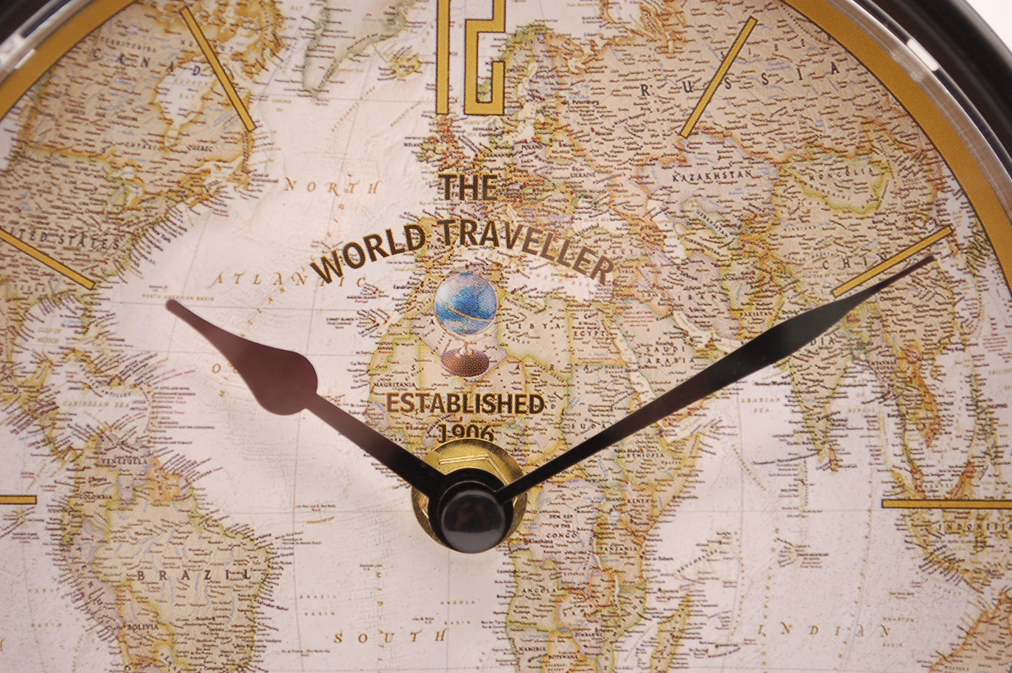 Bordsklocka World Traveller - Diameter 21cm