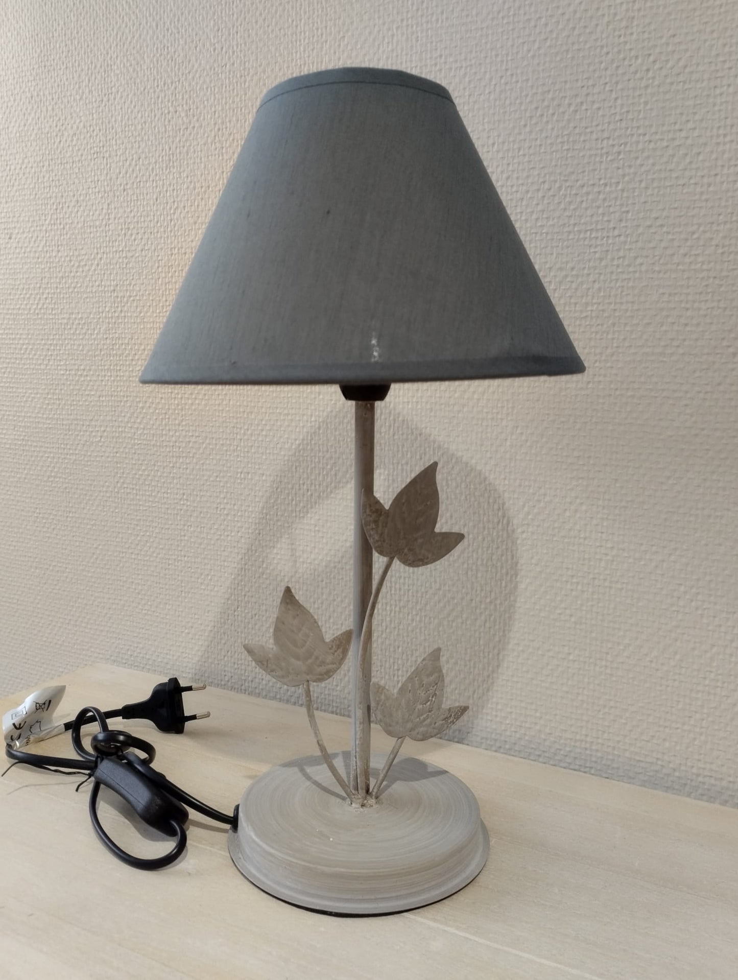 Lampfot Virvel Beige - 28cm