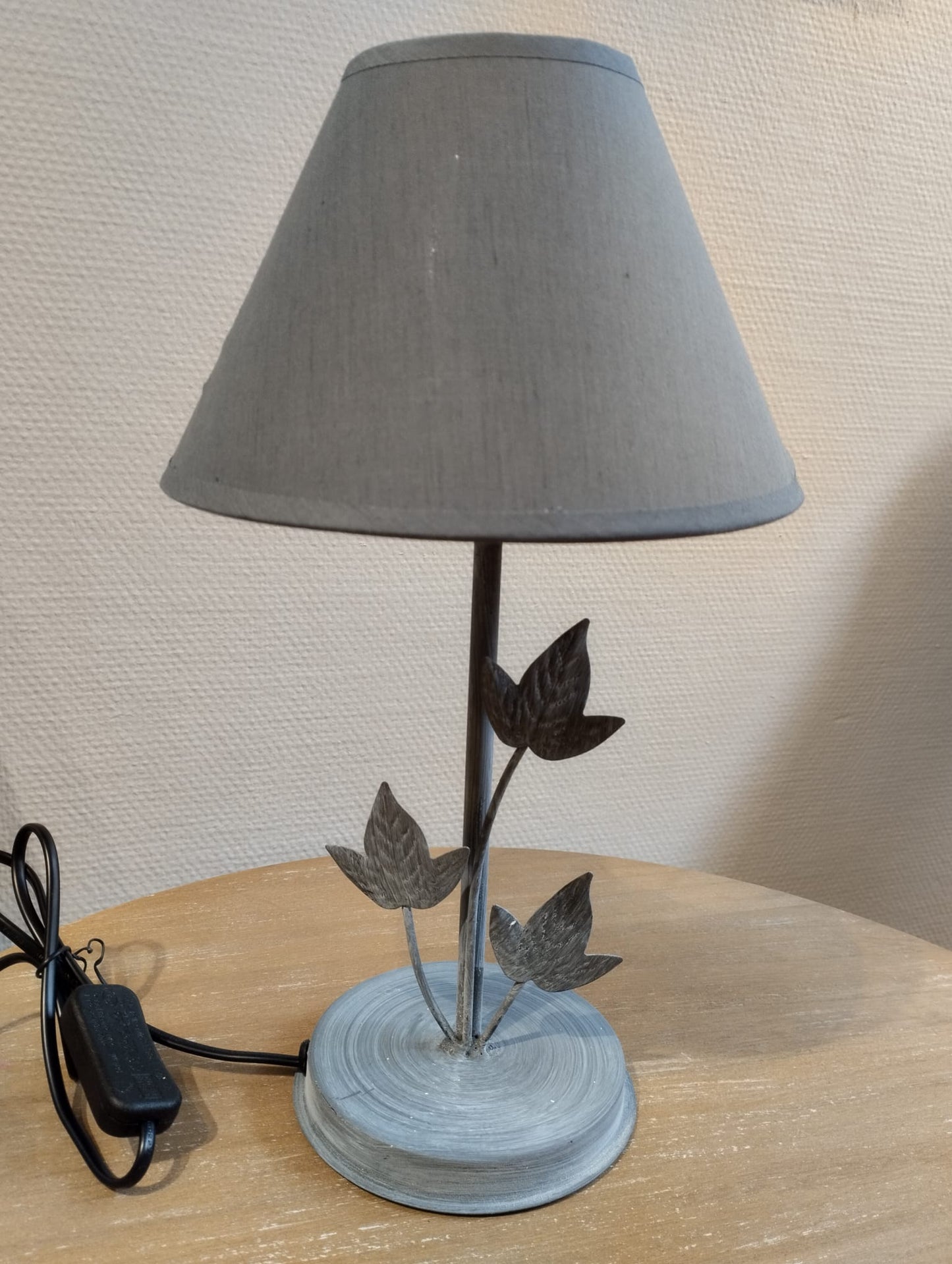 Lampskärm - grå- dia 19,5cm