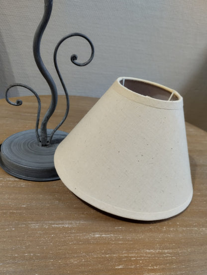 Lampskärm - cremevit- dia 19,5cm