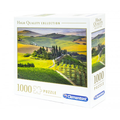 Högkvalitativt Samlarpussel 1000 Bitar - Toscana - Clementoni