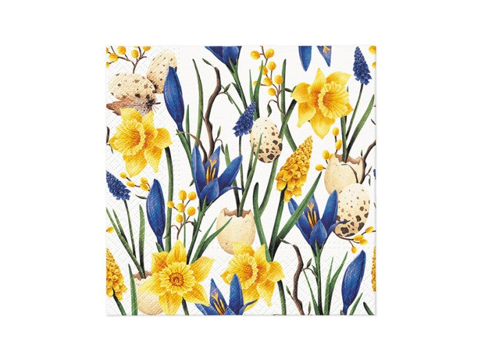 Servett Daffodils Muscari - Påsk