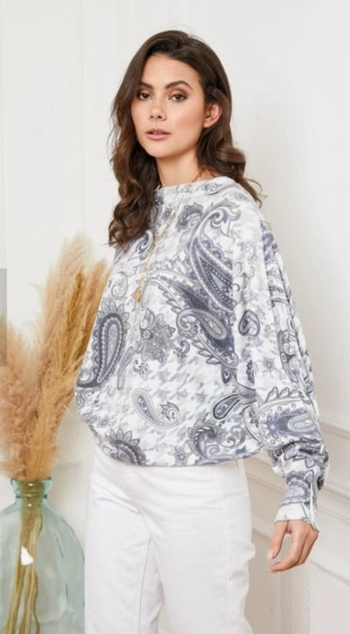 Kashmir tröja : Grå