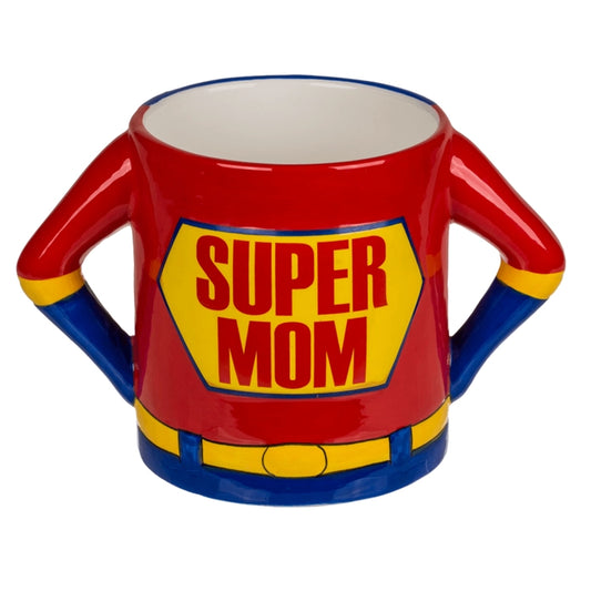 Mugg - Super Mom - Stengods