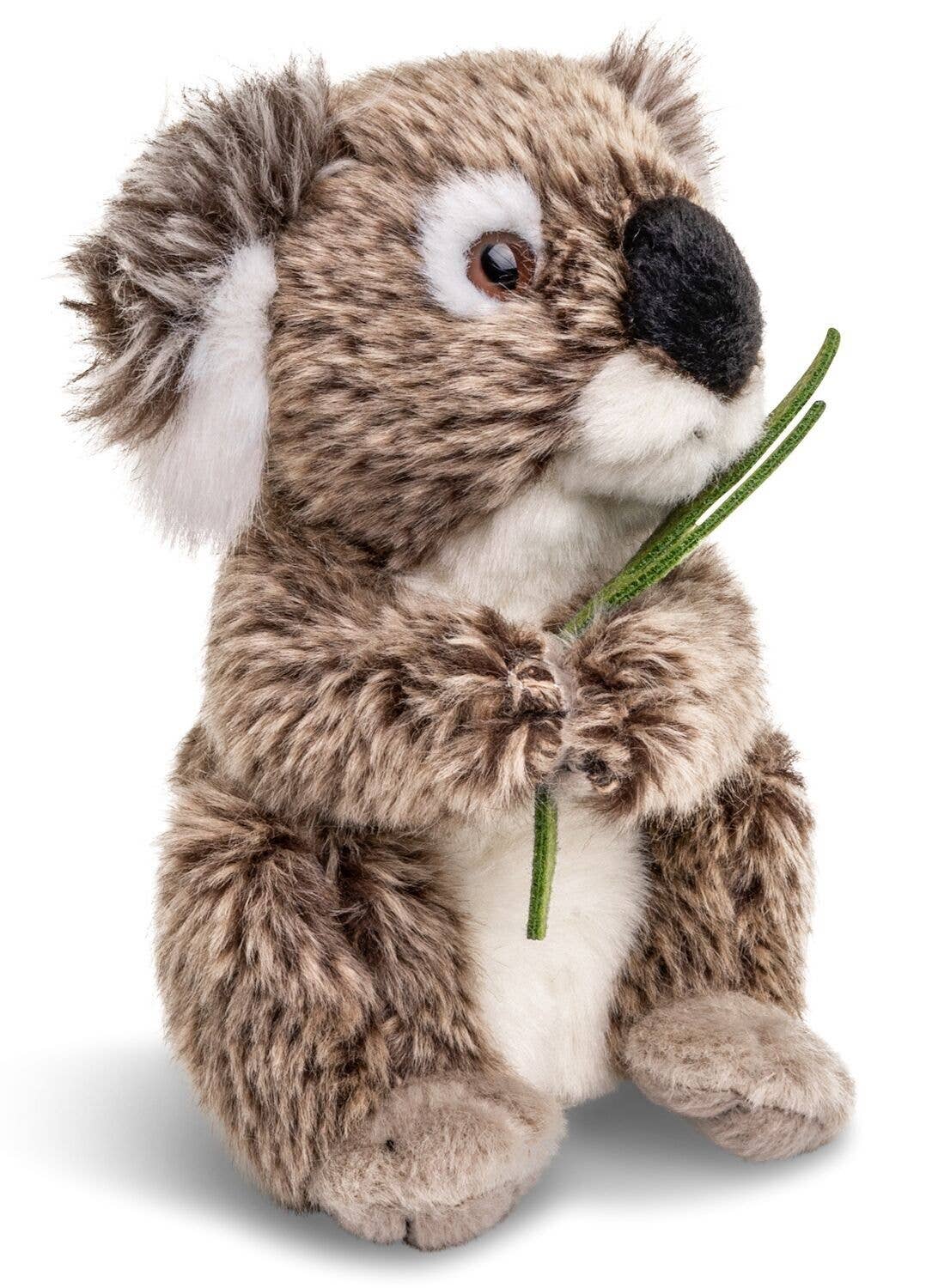 Gosedjur Koala med blad, sittande - 16 cm (höjd) - Plyschleksak
