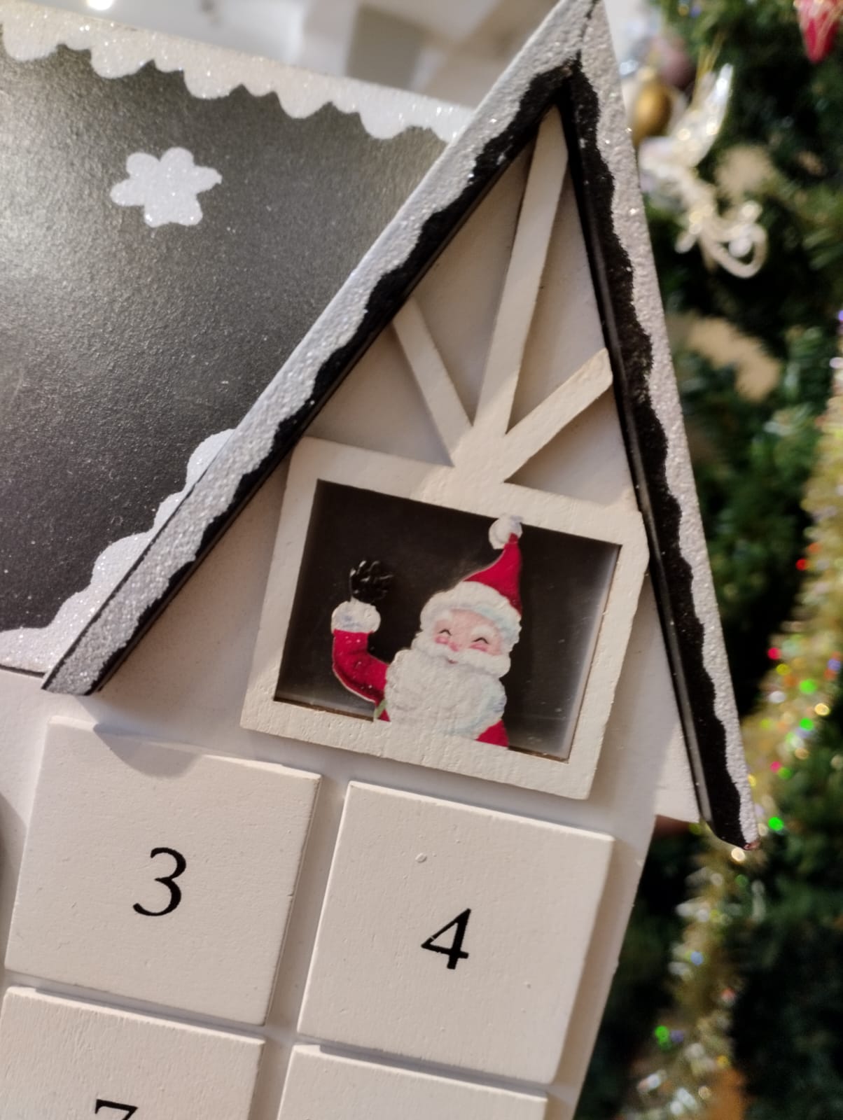 Adventskalender med LED-belysning