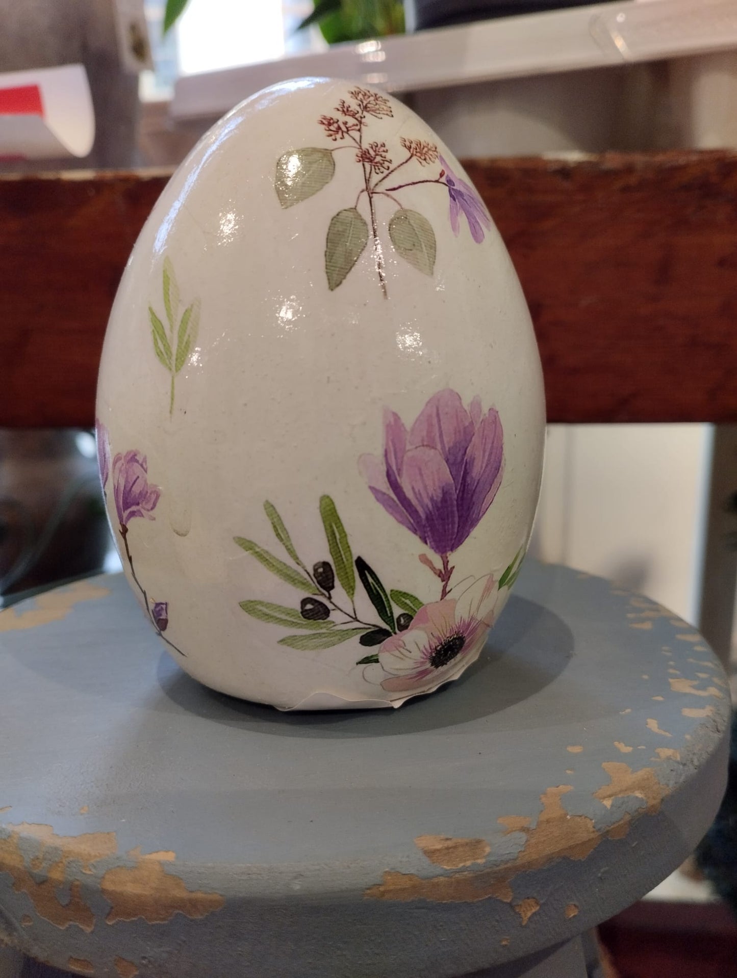 Dekorativt Ägg - Keramik - 10cm