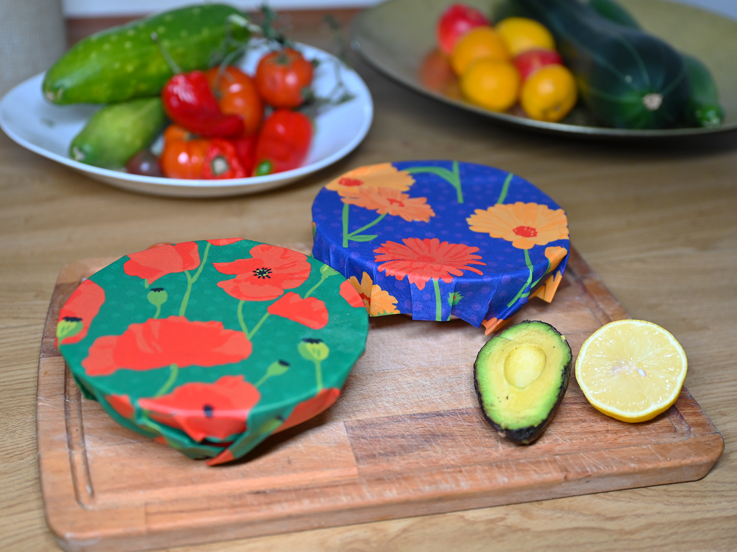 Bivaxduk Ringblomma - tre-pack - Tillverkad i Sverige