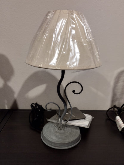 Lampfot Virvel Grå - 28cm