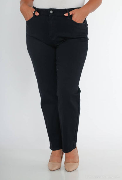 Clara Jeans (kurviga): Svart