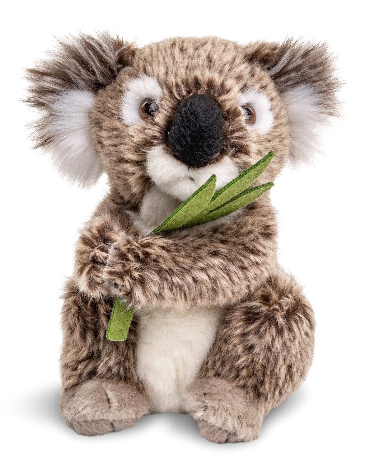 Gosedjur Koala med blad, sittande - 16 cm (höjd) - Plyschleksak