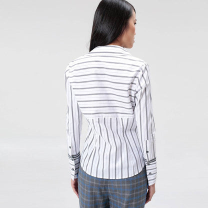 Figurnära Blus i Bomull