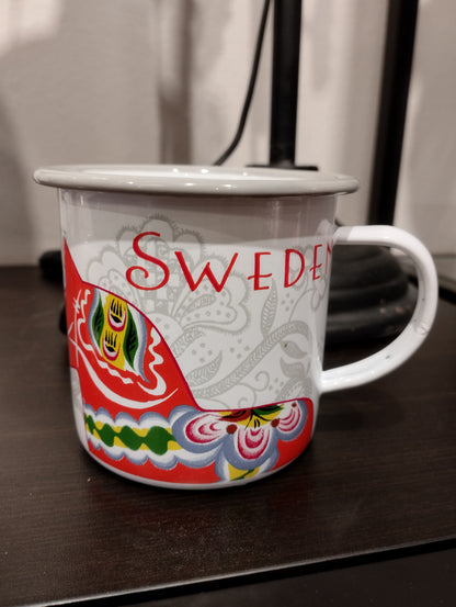 Emaljmugg - Dalahäst - Souvenir
