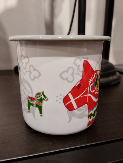 Emaljmugg - Dalahäst - Souvenir