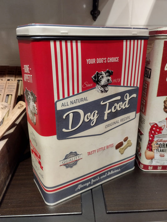 Plåtburk - Dog Foods - Retrostil