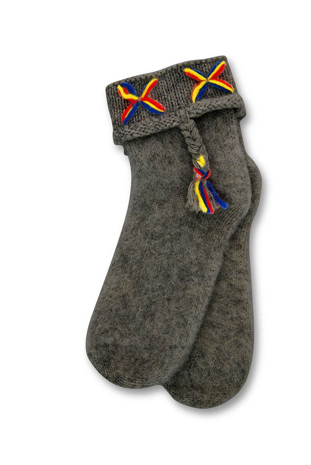 Kengis Stickad Strumpa, Dam: Mörkgrå / One-Size Dam