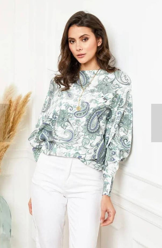 Kashmir tröja : Grön