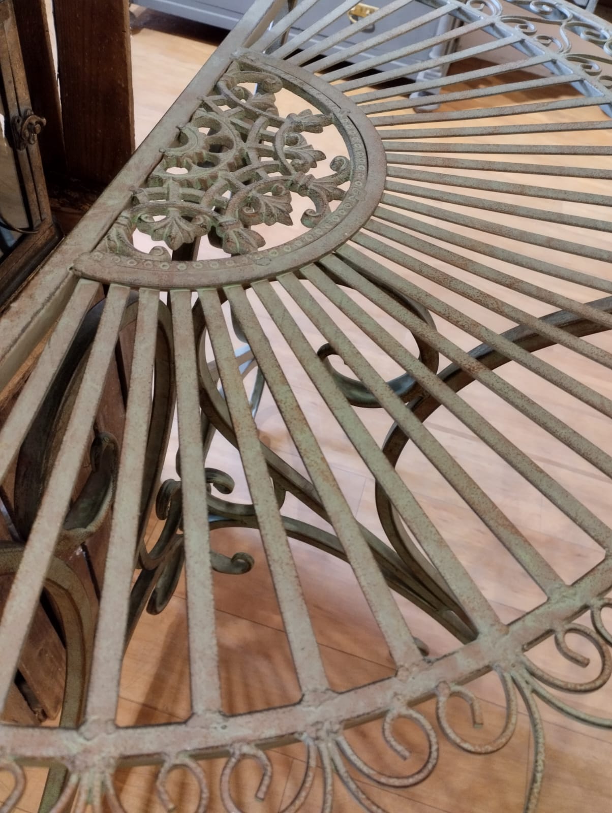 Trädgårdsbord - Halvmånebord - Grön