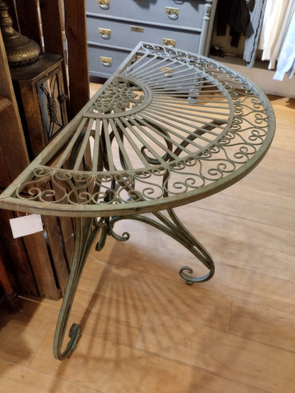 Trädgårdsbord - Halvmånebord - Grön